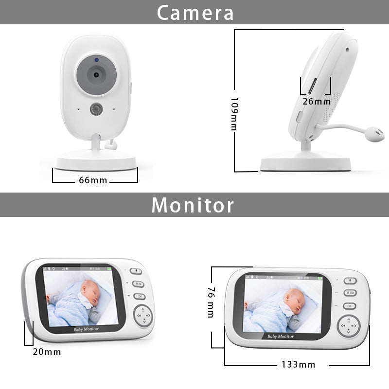 3.5 inch baby monitor baby