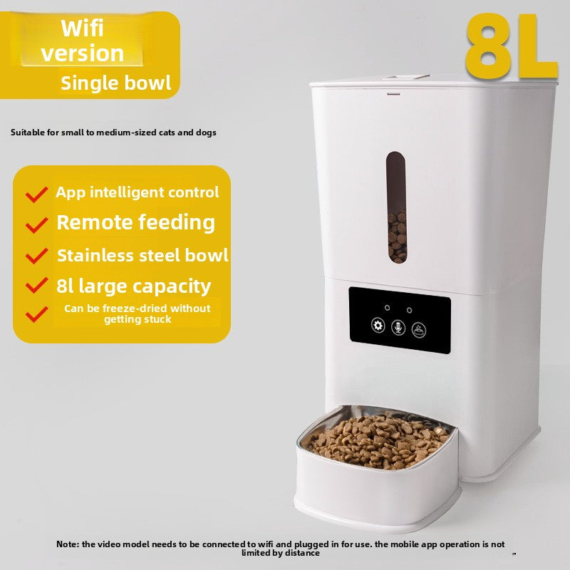 Automatic Smart Pet Feeder with Camera