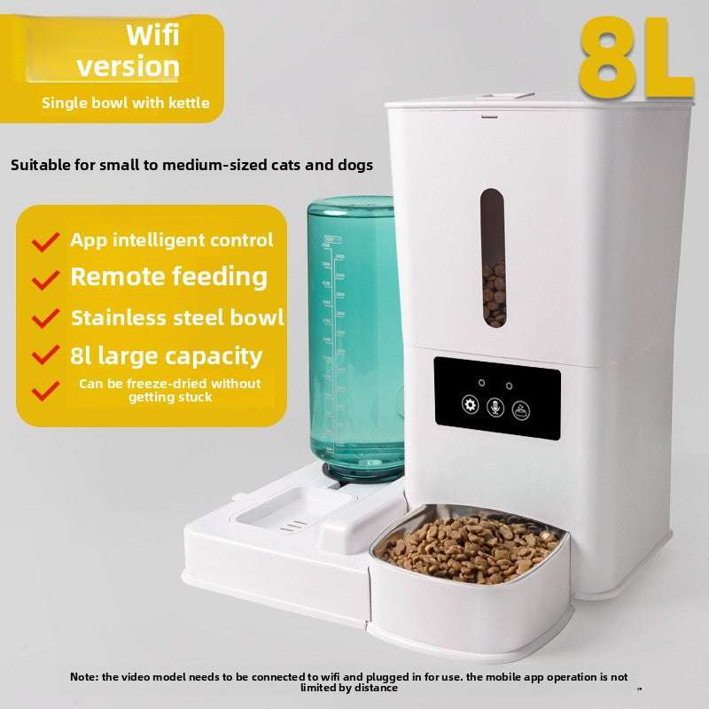 Automatic Smart Pet Feeder with Camera