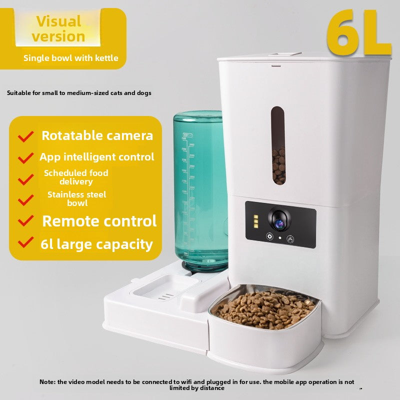 Automatic Smart Pet Feeder with Camera