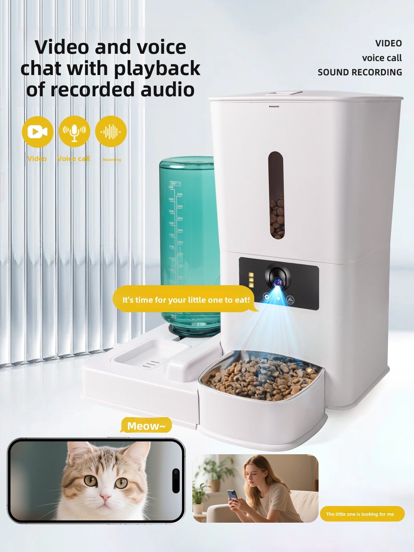 Automatic Smart Pet Feeder with Camera