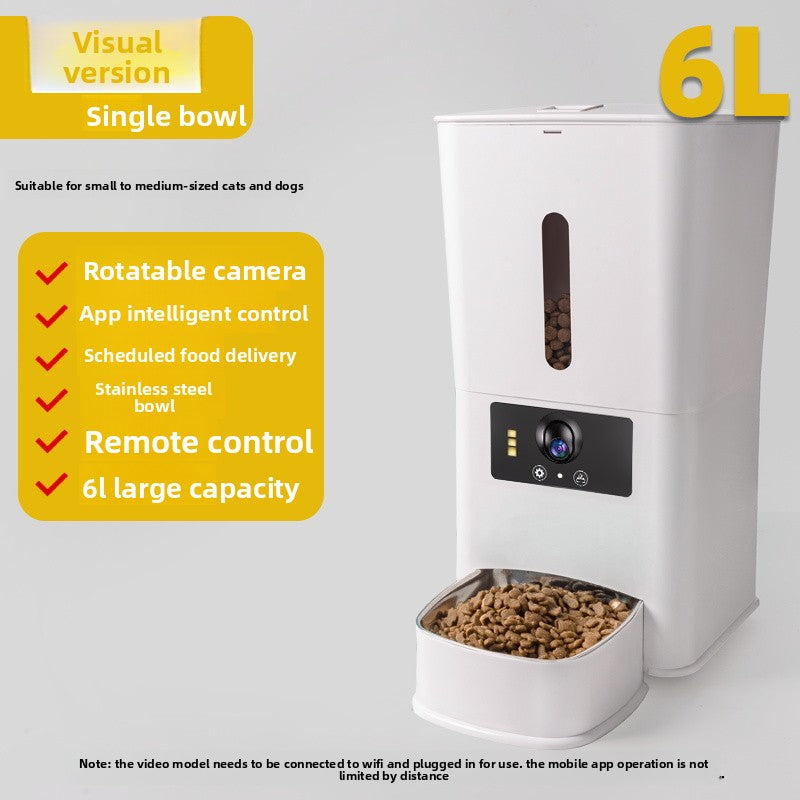 Automatic Smart Pet Feeder with Camera